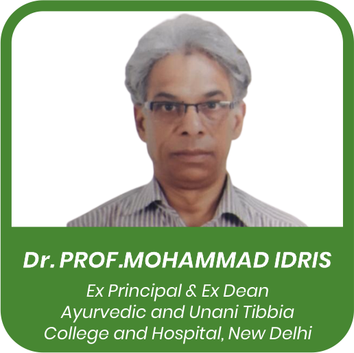 DR PROF MOHD IDREES UNANI KAROL BAGH NDLS